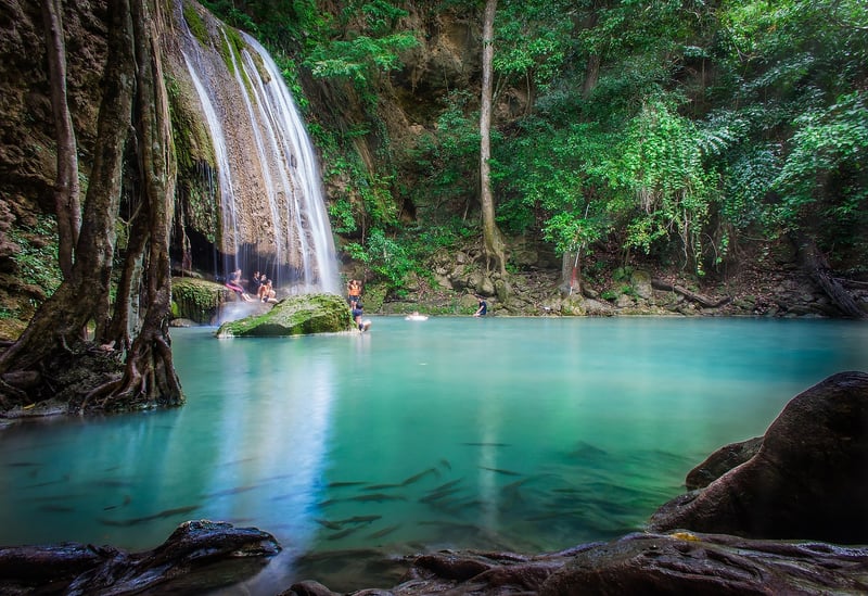 Erawan Waterfall, Thailand